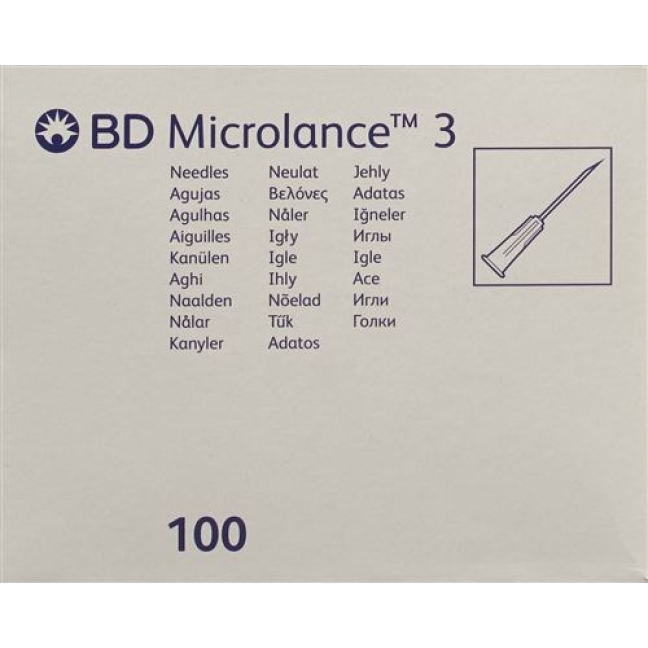 BD MICROL 3 INJ KAN 0.50X16MM