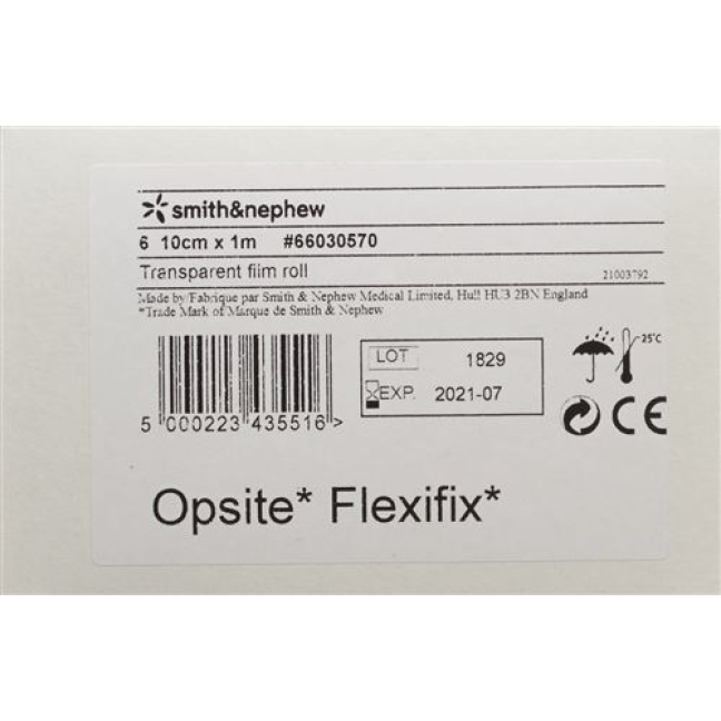 Opsite Flexifix Folienverband 10смx1m 6 Rollen