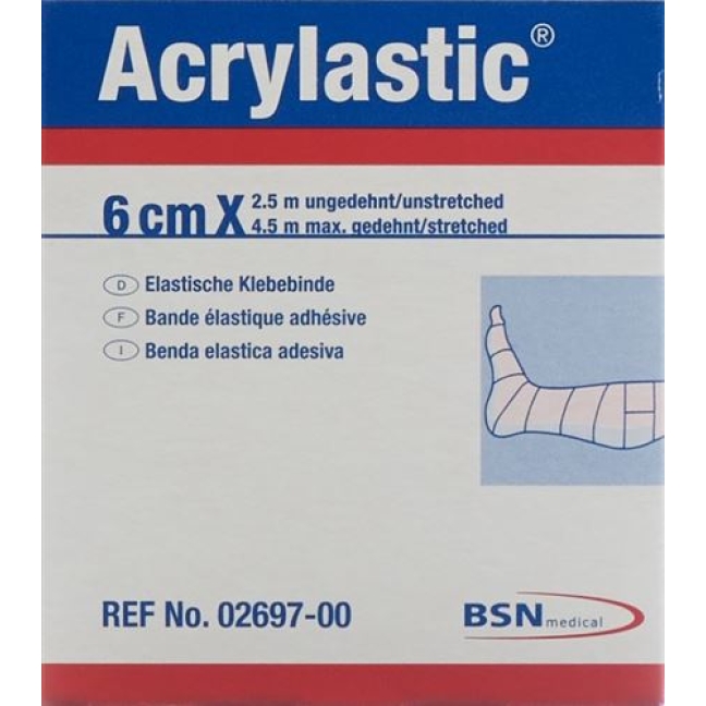 Acrylastic бинт 2.5мX6см Elastisch Neu