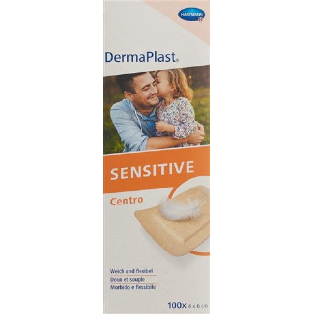 Dermaplast Sensitive Centro Strip 4x6см Hf 100 штук