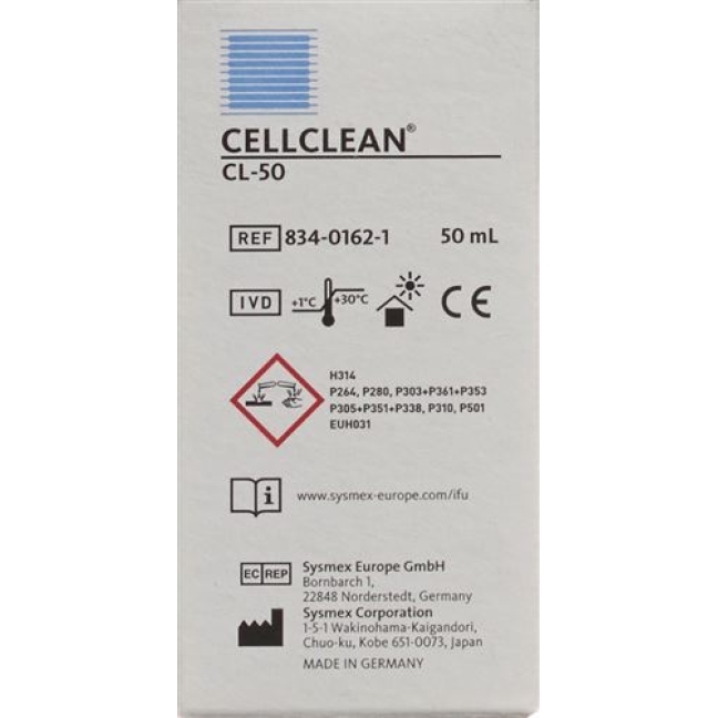 CELLCLEAN REIN LSG SYSMEX CL50