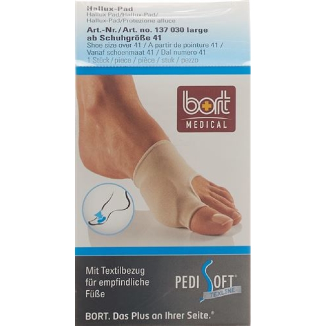 Bort Pedisoft Hallux Pad Large