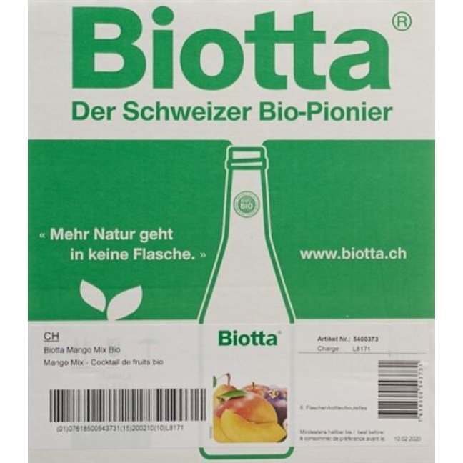 BIOTTA MANGO MIX SAFT BIO