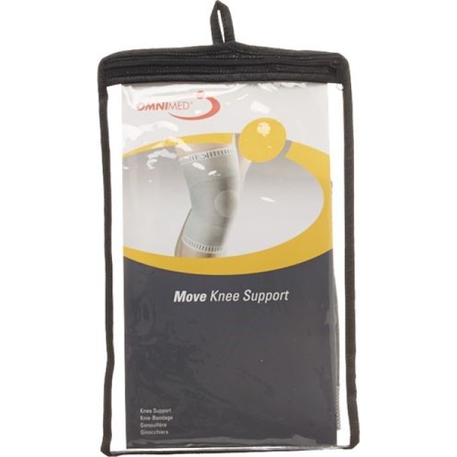 Omnimed Move Knie-Bandage L Weiss-Grau