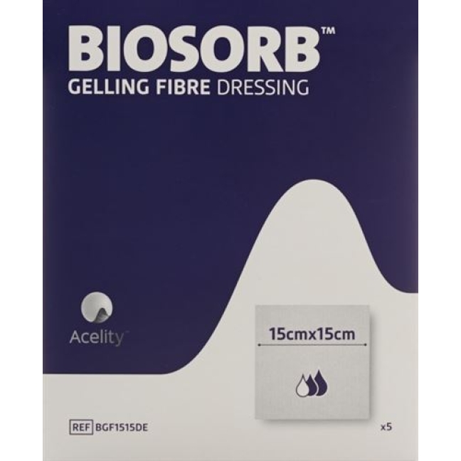 BIOSORB GELLING FIB FA 15X15CM