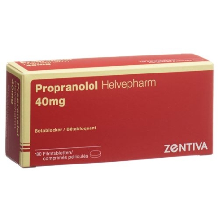 Propranolol Helvepharm 40 mg 180 tablets