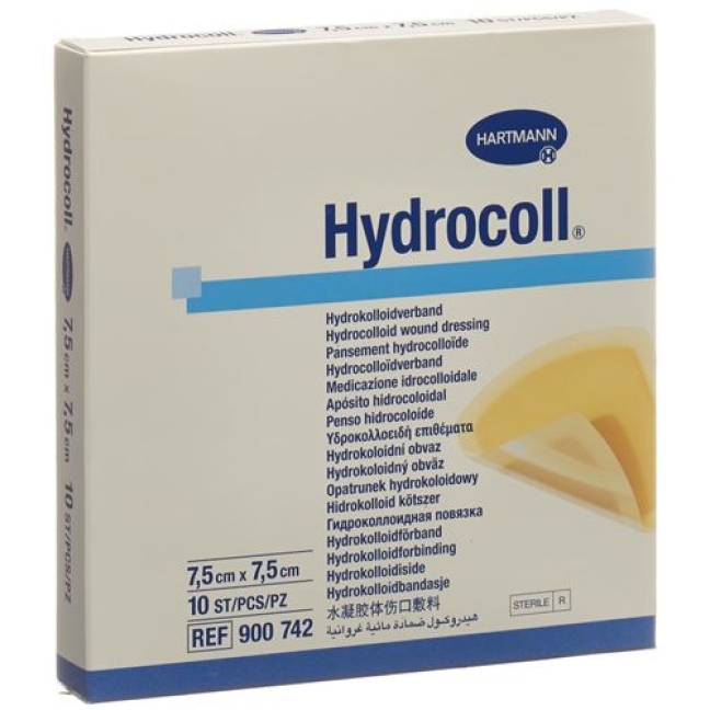 Hydrocoll Hydrocolloid Verb 7.5x7.5см 10 штук