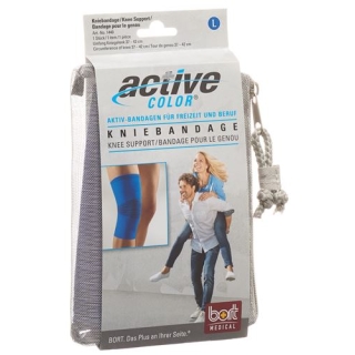 Bort Aktive Color Kniebandage размер XL +42см Blau