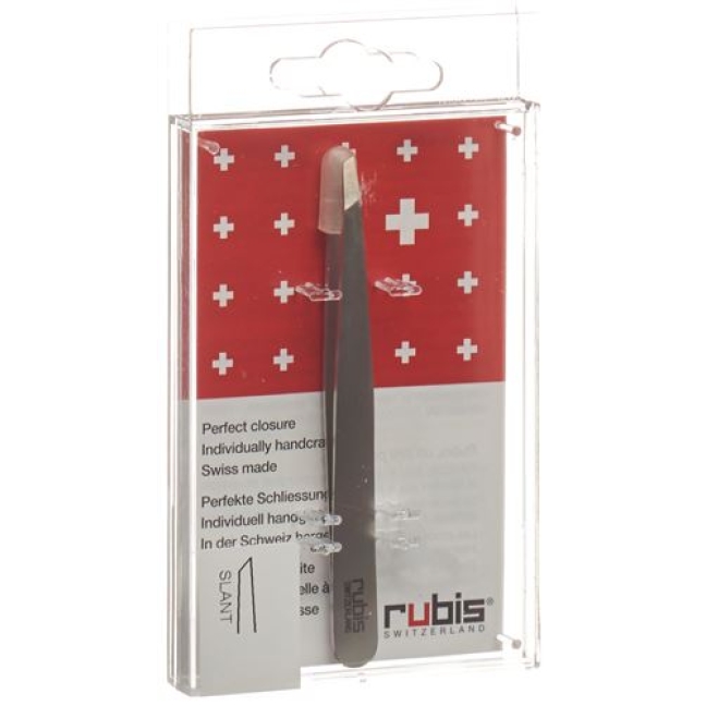 RUBIS PINZ SCHRAEG INOX