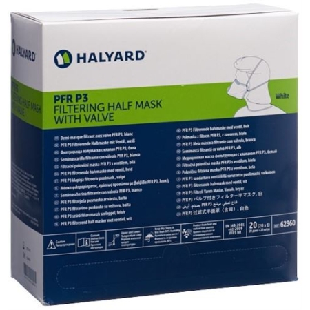 HALYARD PFR P3 TBC HALF MASKE