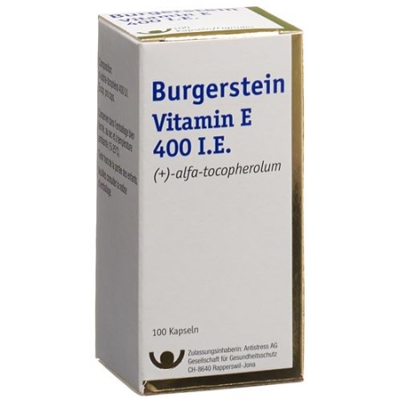 Burgerstein Vitamin E 400 I.E. 100 Kaps