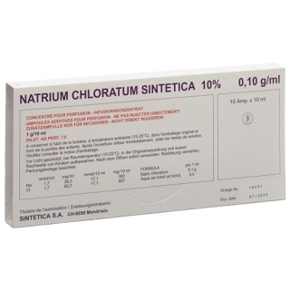 Nacl Sintetica 10% 10 Ampullen 10 ml