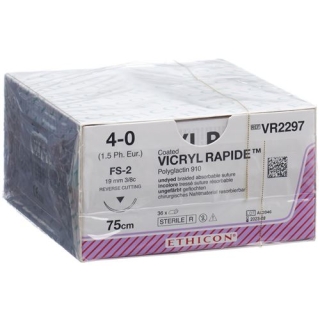 VICRYL RAPID 75CM UNGEFRBT 4-0