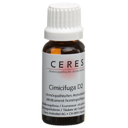 Ceres Cimicifuga D 2 Dilution 20мл