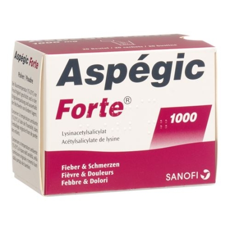 Aspegic 1000 mg 20 Beutel