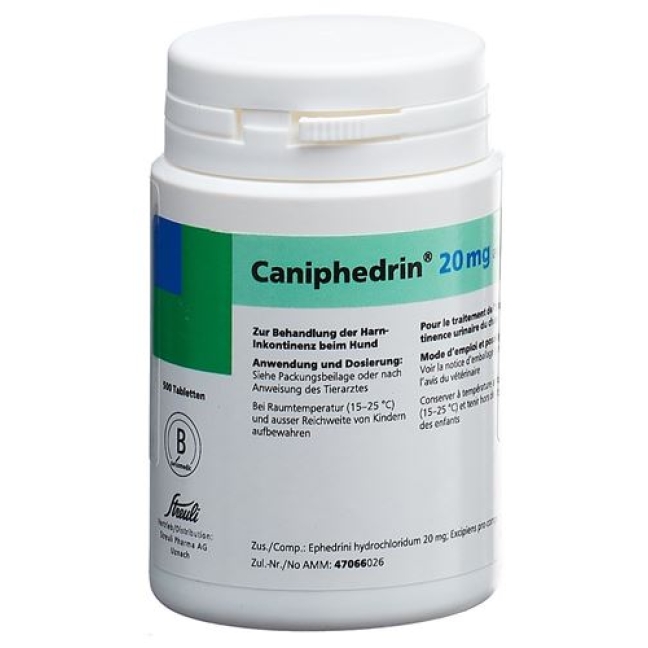 Канифедрин ветеринарный 20 мг 500 таблеток