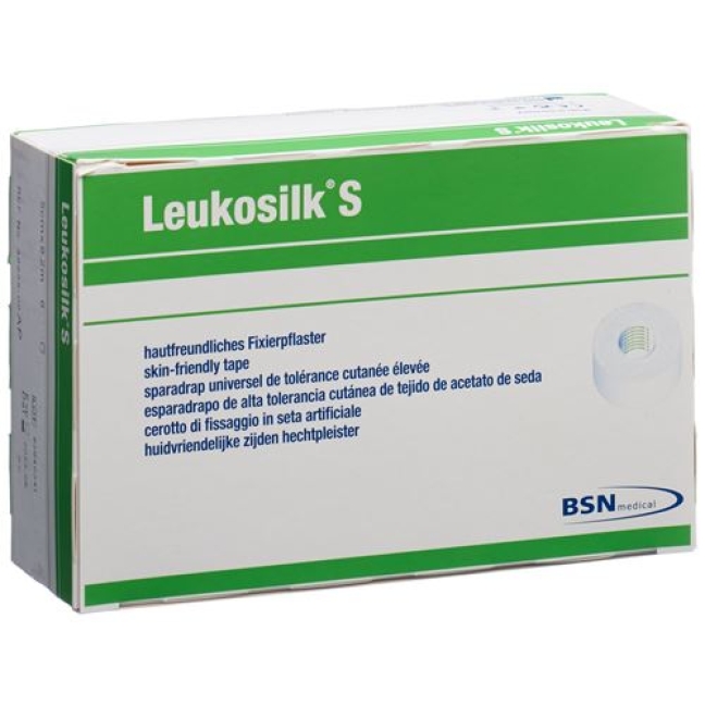 Leukosilk S Heftpflaster 9.2мX5см Weiss 6 штук