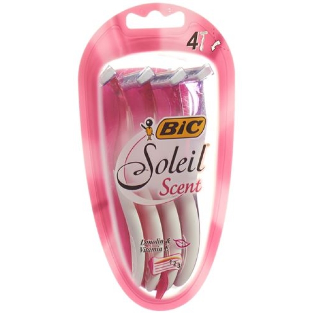 Bic Soleil Scent Frauenrasierer Dreiklingen 4 штуки