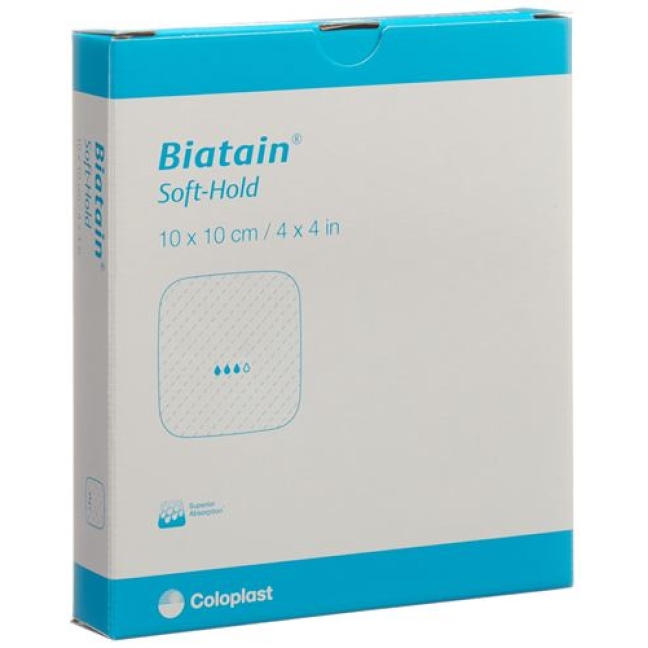 Biatain Soft Hold Schaumverband 10x10см 5 штук