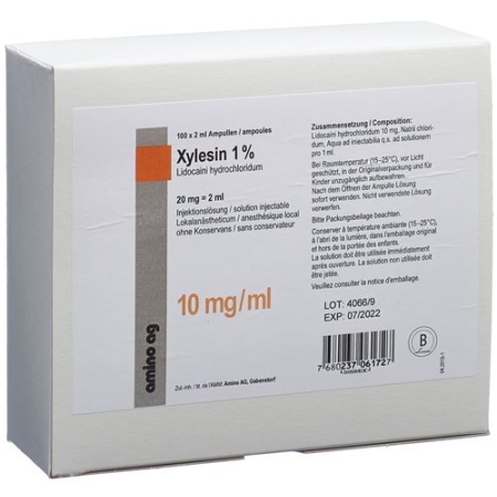 XYLESIN INJ LSG 1%