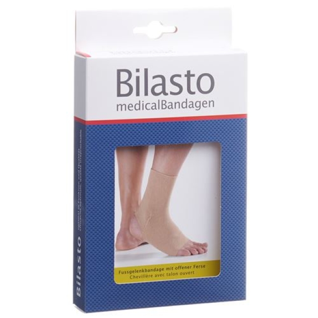 Bilasto Fussgelenkbandage Ferse Geschlossen размер L Beige