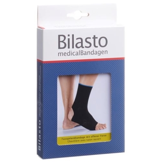 Bilasto Fussgelenkbandage Ferse Offen размер XL Schwarz/Blau