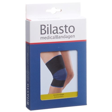 Bilasto Kniebandage размер M Schwarz/Blau