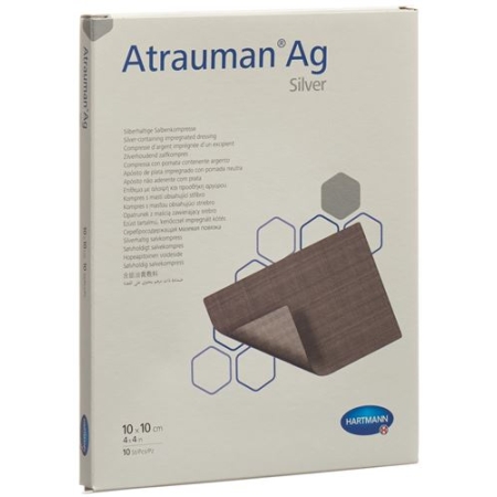 Atrauman Ag Kompressen 10x10см стерильный 10 штук