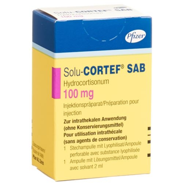 SOLU CORTEF SAB 100MG STEC