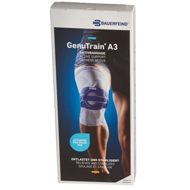 GenuTrain A3 активная повязка Knie размер 5 Rechts Titan