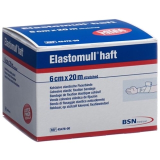 Elastomull Haft марлевый бинт Weiss 20мX6см рулон