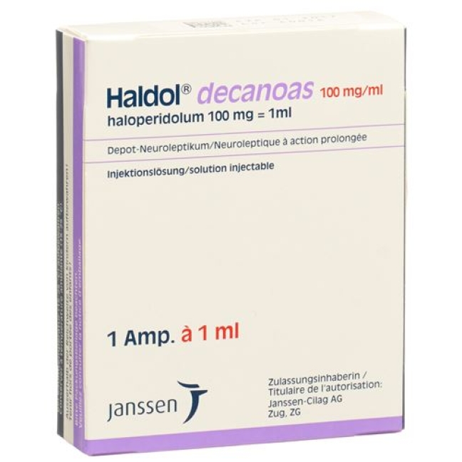 Haldol Decanoas 100 mg/ml Ampulle 1 ml Haldol Decanoas 100 mg/ml Ampulle 1 ml