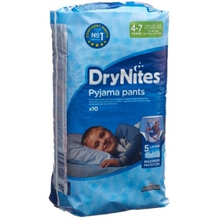 Huggies Drynites Nachtwindeln Boy 4-7jahre 10 штук