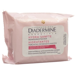 Diadermine очищающие салфетки Hydra Sanft 25 штук