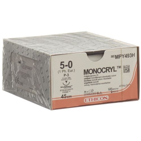 MONOCRYL 45CM UNGEFRBT 5-0 P-3