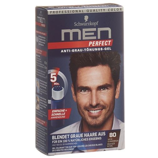 Men Perfect Tonung 80 Natur Schwarzbraun