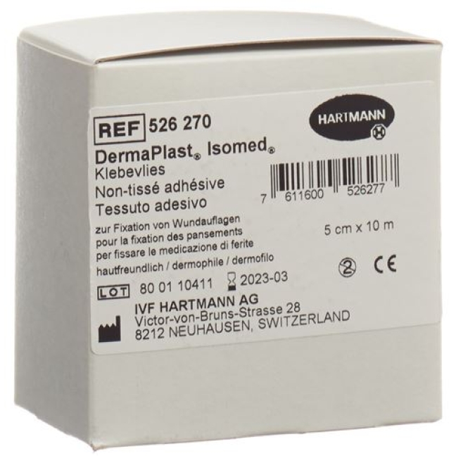 Dermaplast Isomed Klebevlies 10мX5см Weiss рулон