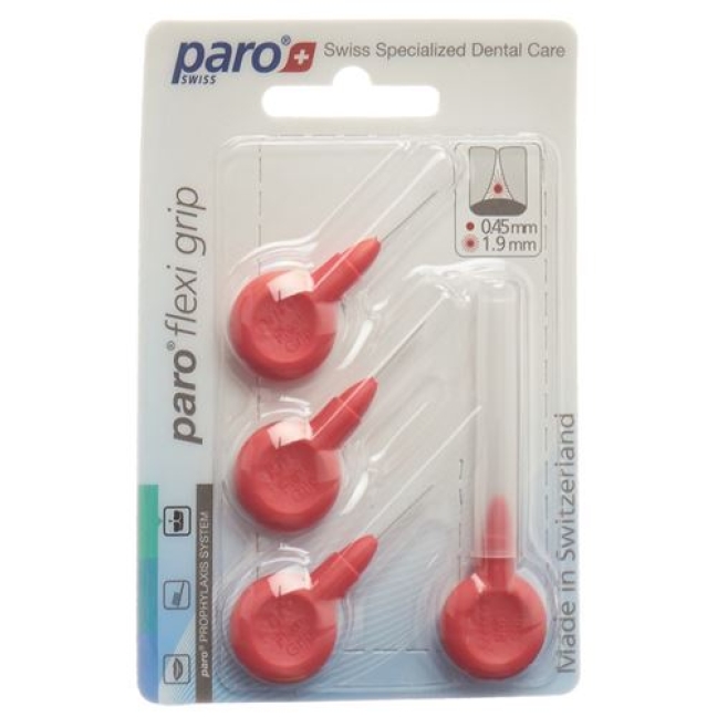 Paro Flexi Grip 1.9мм xxx-Fine Rot 4 штуки