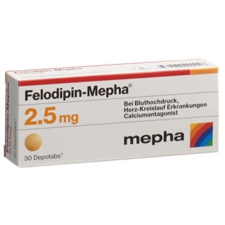 Felodipin Mepha 2.5 mg 30 Depotabs