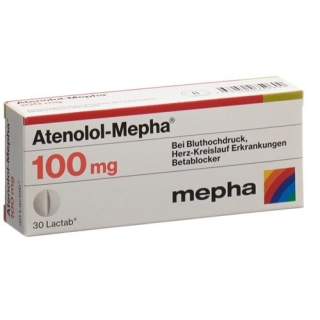 Atenolol Mepha 100 mg 30 Lactabs