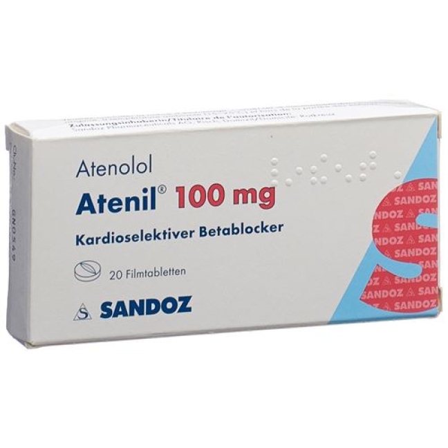 Atenil 100 mg 20 tablets