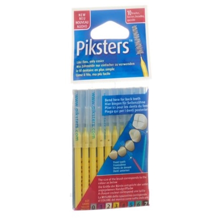 Piksters Interdentalburstchen размер 3 10 штук