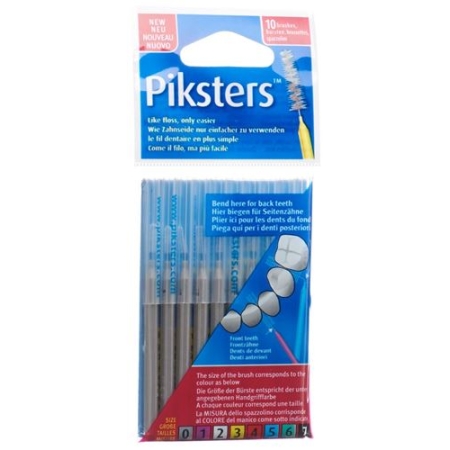 Piksters Interdentalburstchen размер 0 10 штук