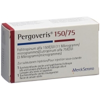 Перговерис сухое вещество для приготовления раствора для инъекций 150 МЕ / 75 МЕ 1 флакон с растворителем Перговерис сухое вещество для приготовления раствора для инъекций 150 МЕ / 75 МЕ 1 флакон с растворителем