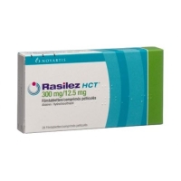 Расилез HCT 300/12.5 мг 98 таблеток покрытых оболочкой  Расилез HCT 300/12.5 мг 98 таблеток покрытых оболочкой