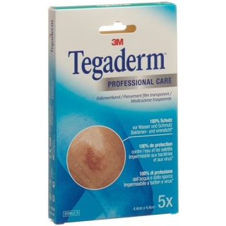 3M Tegaderm Transparentverband 4.4x4.4см 5 штук