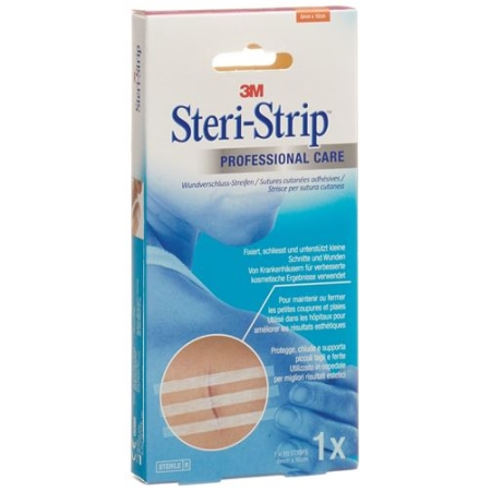 3M Steri Strip 6x100мм Weiss Verstarkt 10 штук