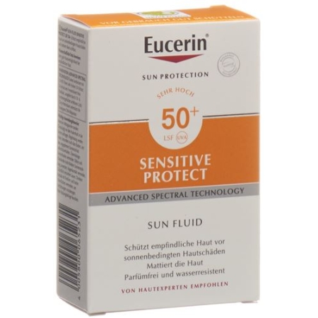 Eucerin Sun Fluid Mattierend Gesicht LSF 50+ 50мл