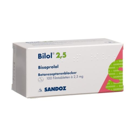 Bilol 2.5 mg 100 filmtablets