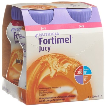 FORTIMEL JUCY ORANGE 4 FL